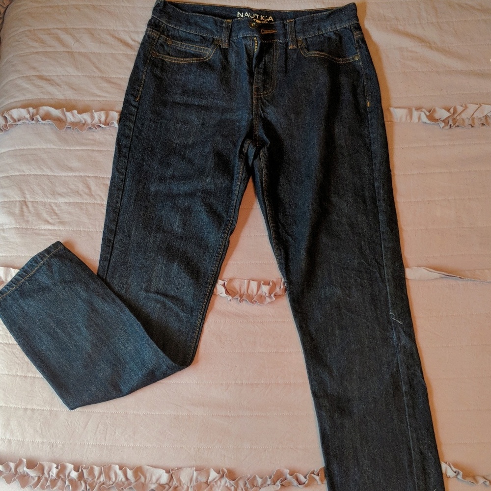 New Nautica Dark Washed Denim Jeans